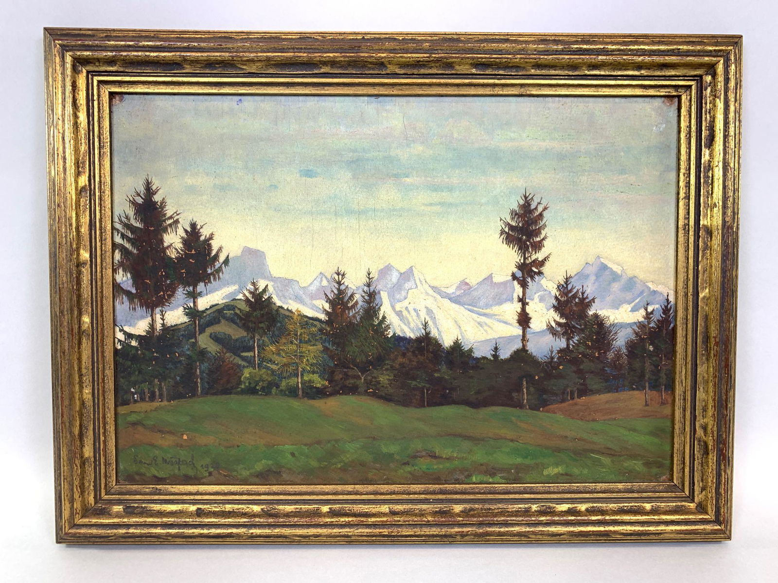 Oil on Board "Mountain Landscape" (1 of 6)