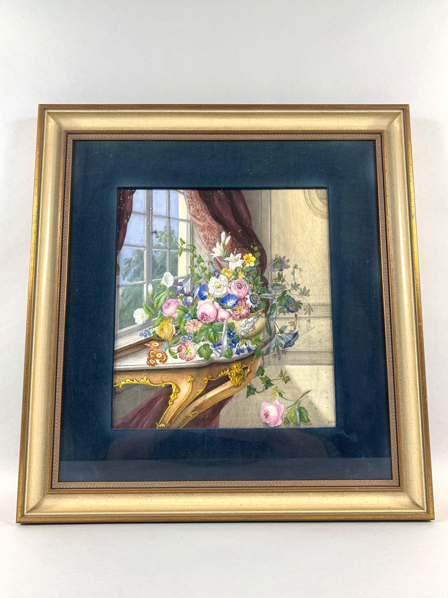 Watercolor floral still life (1 of 3)