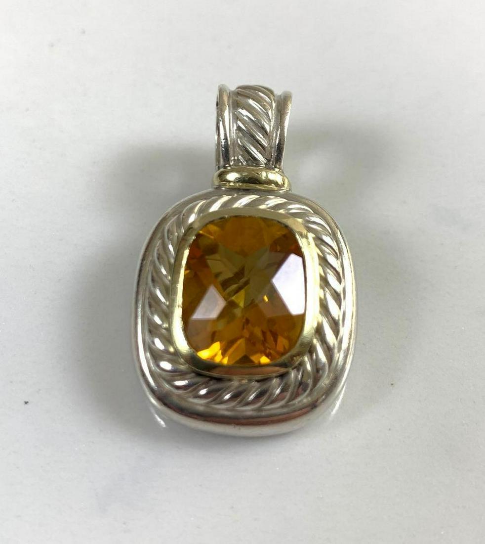 David Yurman Gold, Silver and Citrone Enhancer (1 of 2)