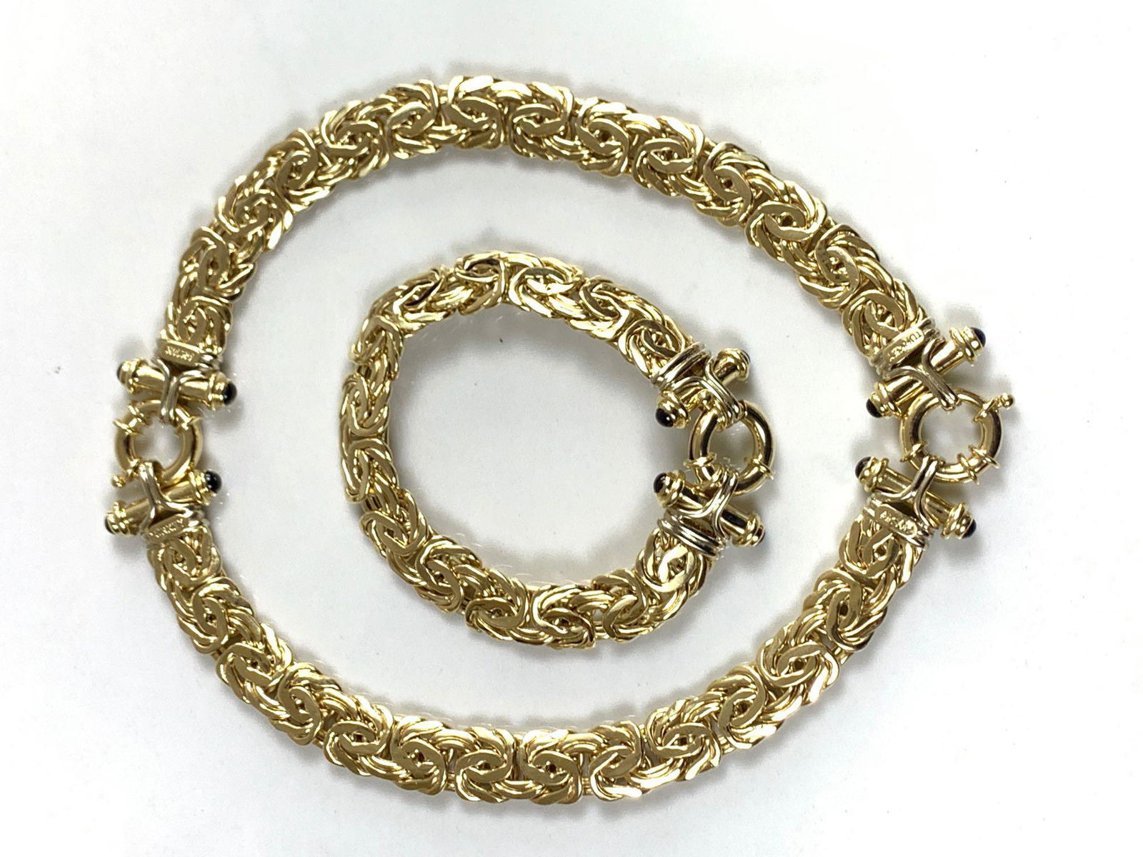 14k Yellow Gold Choker and Bracelet (1 of 2)