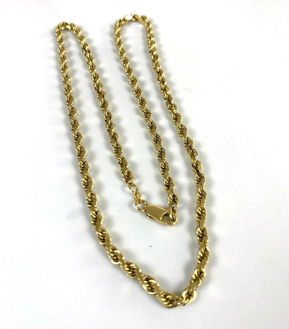 14k Gold Rope Chain (1 of 1)
