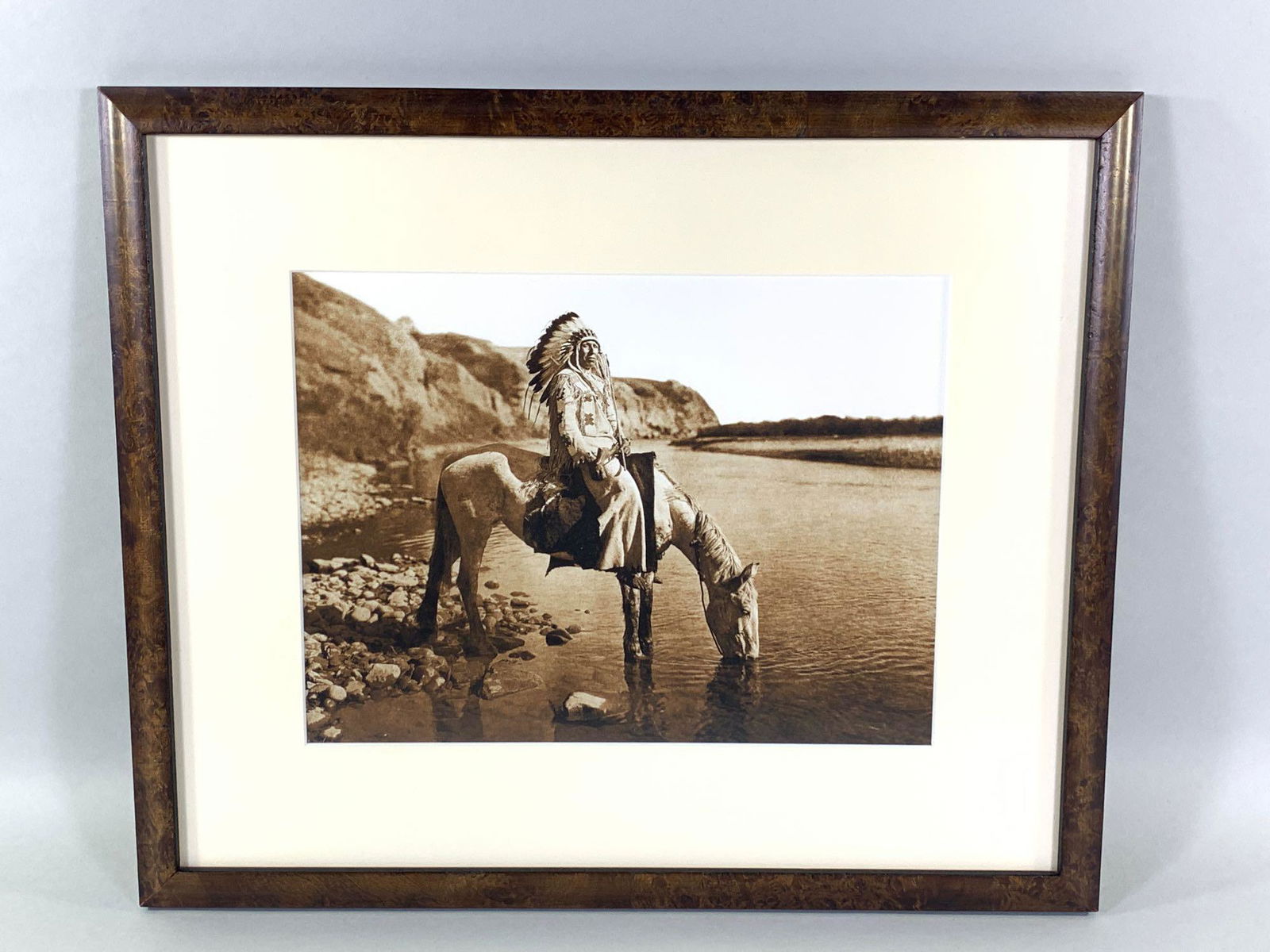 Edward Curtis Archival Pigment Print "Bow River (1 of 3)