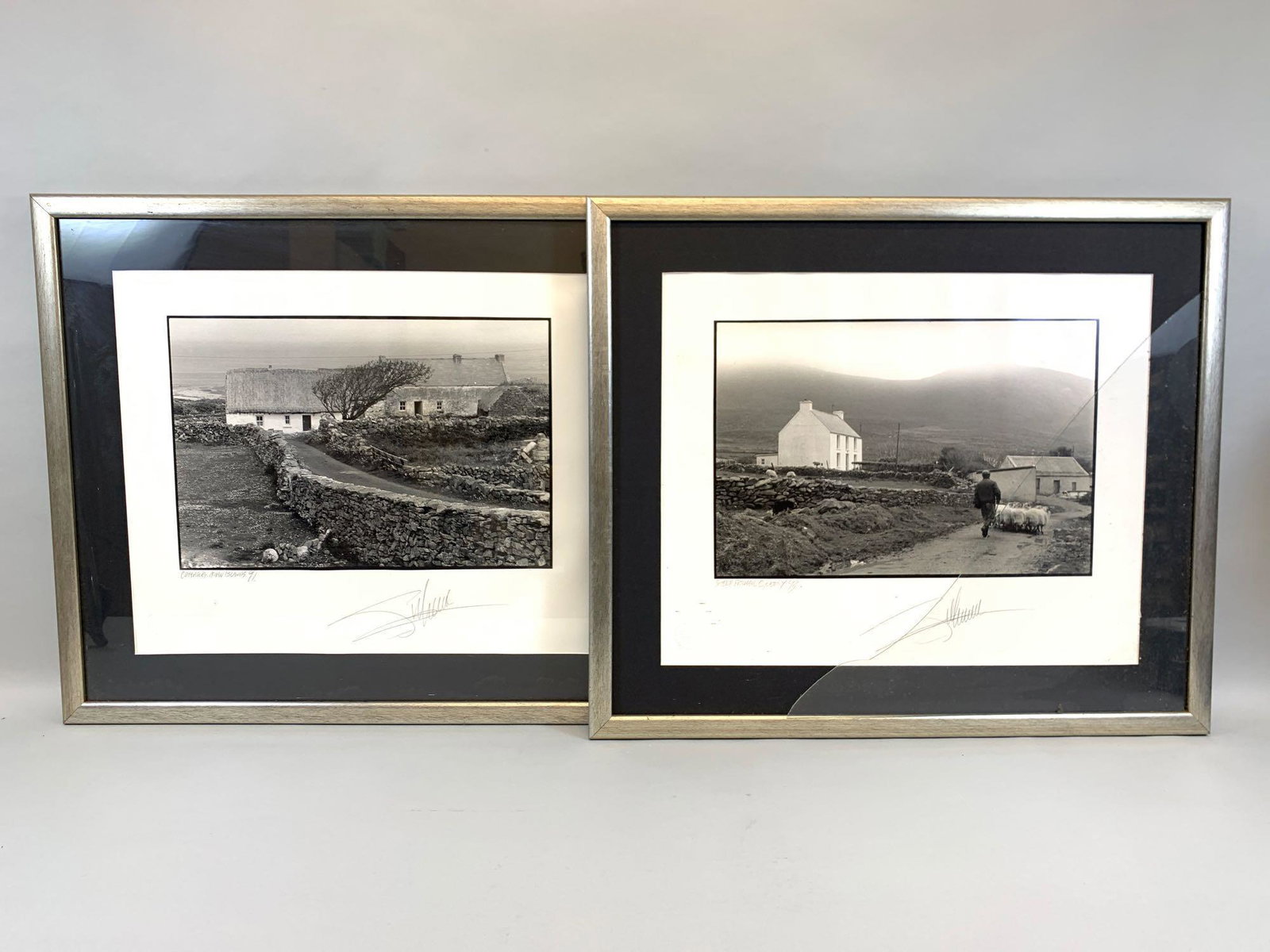 (2) Giles Norman Gelatin Prints, Scenes in Ireland (1 of 9)