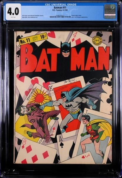 Batman No. 11 (DC, 6-7/1942) CGC 4 white pages (1 of 2)