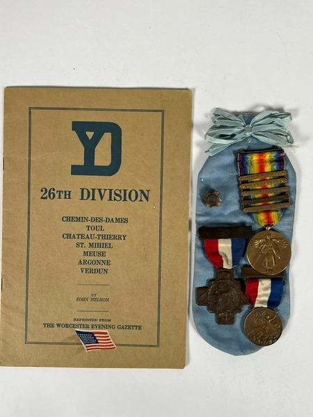 Harry O'Brien's Father's Military Service Records: Harry O'Brien's Father's Military Service Records Daniel O'Brien served in World War I in the 26th Yankee Division and again in the Navy during World War II. Included in this lot are 3