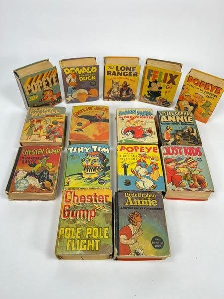 (15) Big Little Books, Popeye, Donald Duck, Little Orphan Annie, Chester Gump etc.: (15) Big Little Books, Popeye, Donald Duck, Little Orphan Annie, Chester Gump etc.