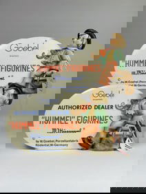 Goebel Hummel 2 Piece Dealer Plaque Lot