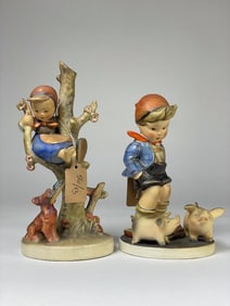 Hummel 2 Piece Figurine Lot