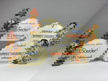 Hummel 4 Piece Dealer Plaque Lot