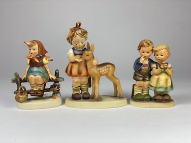Hummel 3 Piece Figurine Lot