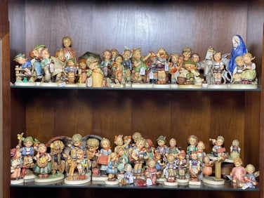 Hummel Figurine Shelf Lot