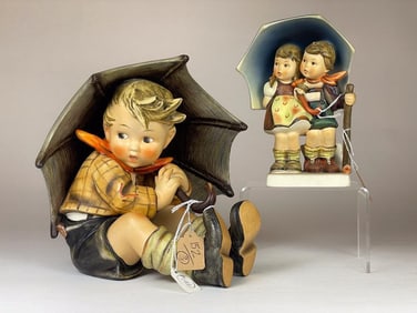 Hummel 2 Piece Figurine Lot