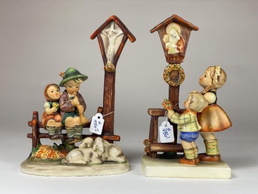 Hummel 2 Piece Figurine Lot