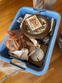 Miscellaneous Hummel Tote Lot with Plates