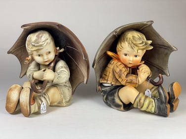 Hummel 2 Piece Figurine Lot