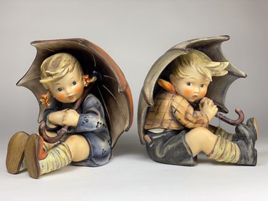 Hummel 2 Piece Figurine Lot