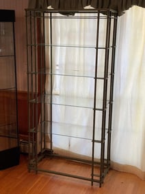 Two Glass Display Shelves