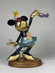 Bronze Painted Minnie Mouse Figurine
