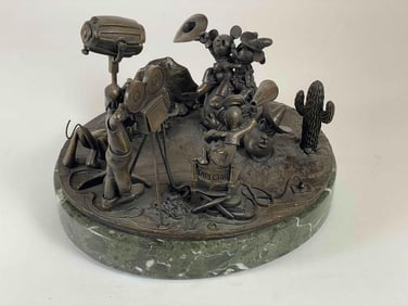 Disney Hudson Creek Figurine Bronze Lights Camera Action