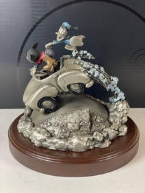 4 Piece Hudson Creek Pewter Disney Figurine Lot