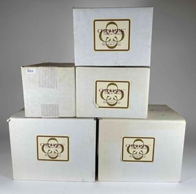 5 Piece Hudson Pewter Figurine Lot