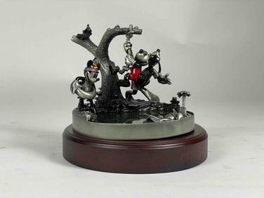 5 Piece Disney Hudson Pewter Figurine Lot