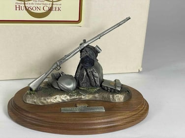 4 Piece Hudson Pewter Figurine Lot