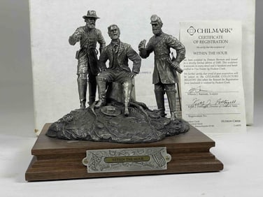 Five Piece Hudson Pewter Lot