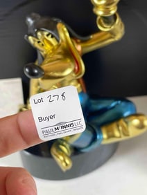 2 Piece Hudson Creek Pewter & Bronze Disney Figurine Lot