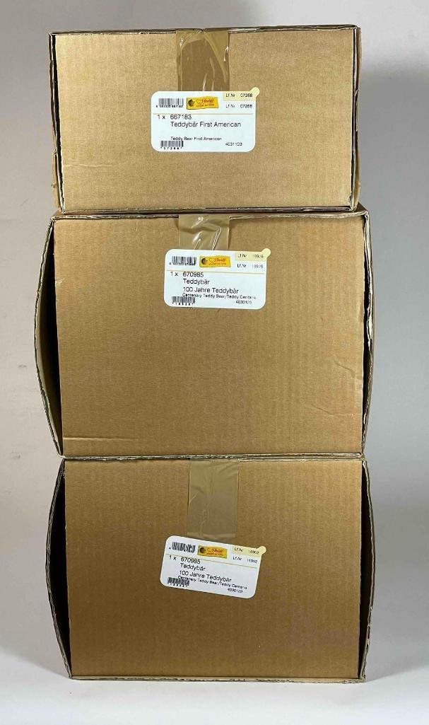 3 Piece Steiff Teddy Bear Lot (1 of 5)