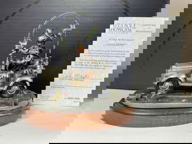 4 Piece Hudson Creek Disney Pewter Figurine Lot