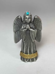 Hudson Creek Pewter Angel Figurine Box Lot