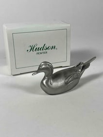 Hudson Creek Pewter Miniature Figurine Box Lot