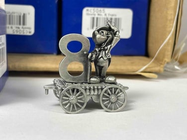 Hudson Creek Pewter Disney Miniature Figurine Box Lot