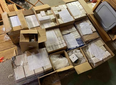 Large Hudson Creek Pewter Figurine Multi Box Lot