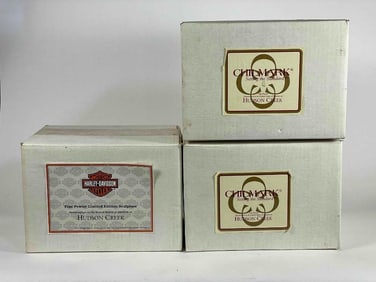 3 Piece Hudson Creek Pewter Figurine Lot