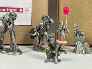 Hudson Creek Pewter Miniature Lot