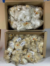 2 Boxes of Small Steiff Teddy Bears
