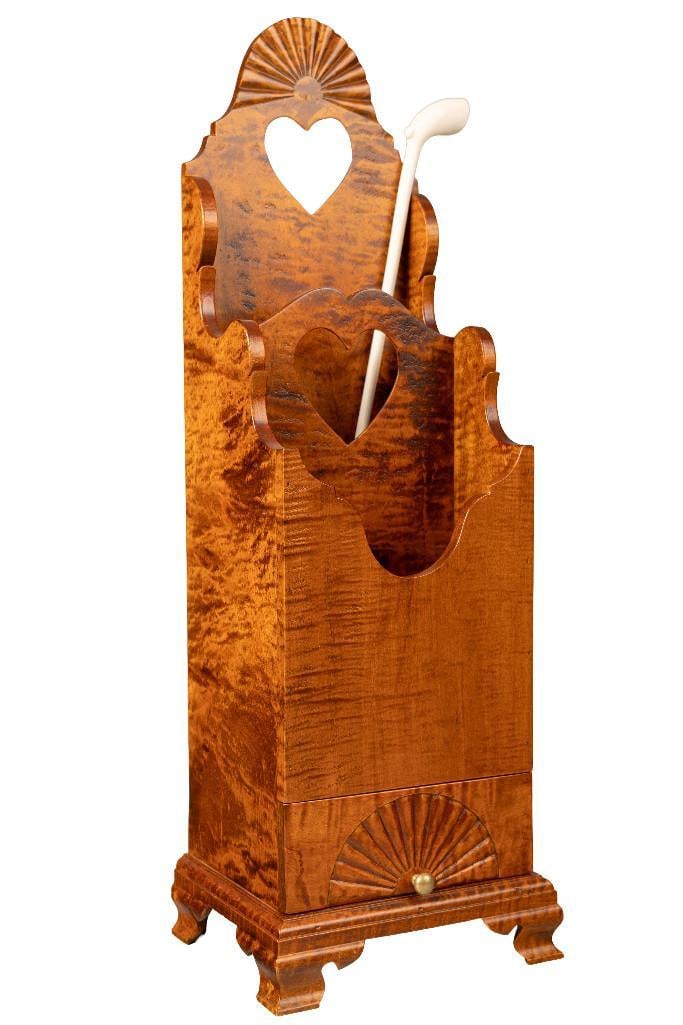 D. R. Dimes tiger maple pipe box (1 of 6)