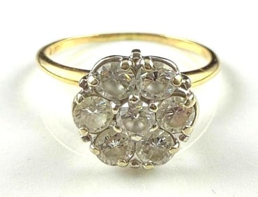 14k Diamond Ring with Diamonds