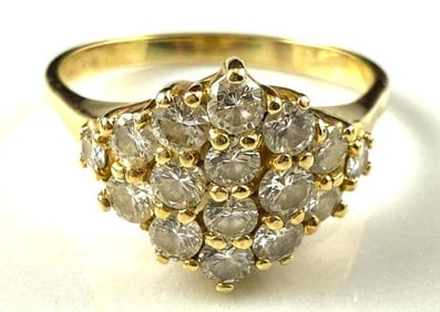 14k Ring with Diamonds