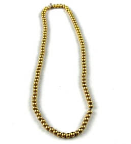 14k Child's Gold Beaded Necklace
