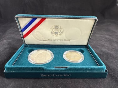 US Mint 1995 Civil War Battlefield Two Coin Proof Set