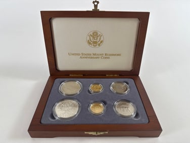US Mint Mount Rushmore Anniversary Coins