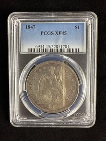 1847 One Dollar Silver Coin