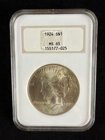 1924 Silver Dollar Coin