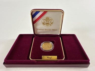 1999 George Washington Five Dollar Gold Commemorative US Mint