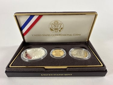 Two US Mint Congressional Coin Sets