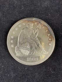 1868 US One Dollar Silver Dollar