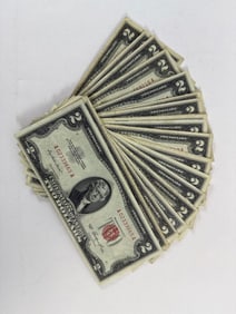 Twenty Two Dollar Red Seal Notes